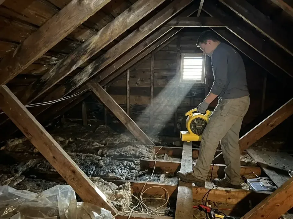 attic-water-damage-drying-proc-007 — frequently asked questions, Emergency Water Extraction & 24/7 Flood Response in Silver…